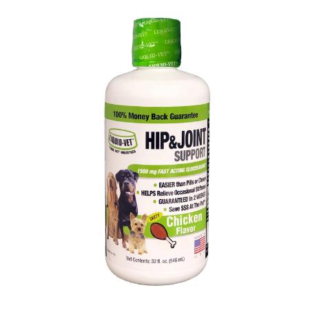 Liquid-Vet Hip & Joint Support Chicken Flavored for Dogs 32oz