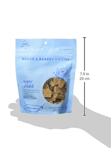 Bocce’s Bakery Dailies Super Shield Dog Treats for Immune Support 6 oz