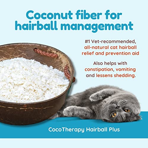 CocoTherapy Hairball Plus Fiber for Cats 7 oz