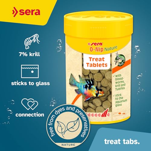 Sera O-Nip Treat Tablets Fish Food 2.1oz