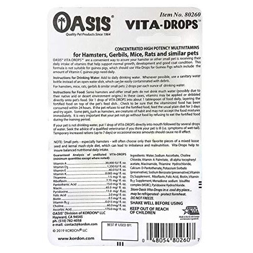 Kordon Oasis Hamster Vita Drop Vitamins 2oz