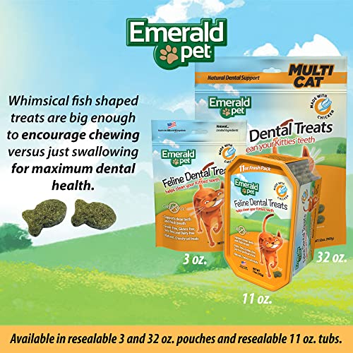 Emerald Pet Cat Dental Treat Chicken 11oz