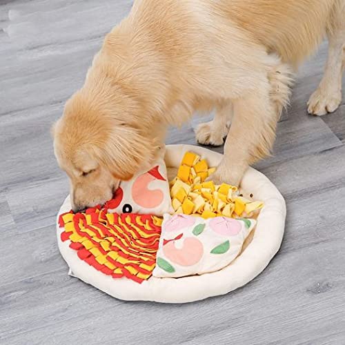 Injoya Pizza Snuffle Mat Dog Puzzle Slow Feeder Toy