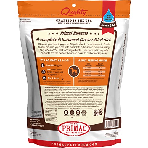 Primal Pet Foods Freeze-Dried Canine Beef Formula 14 oz