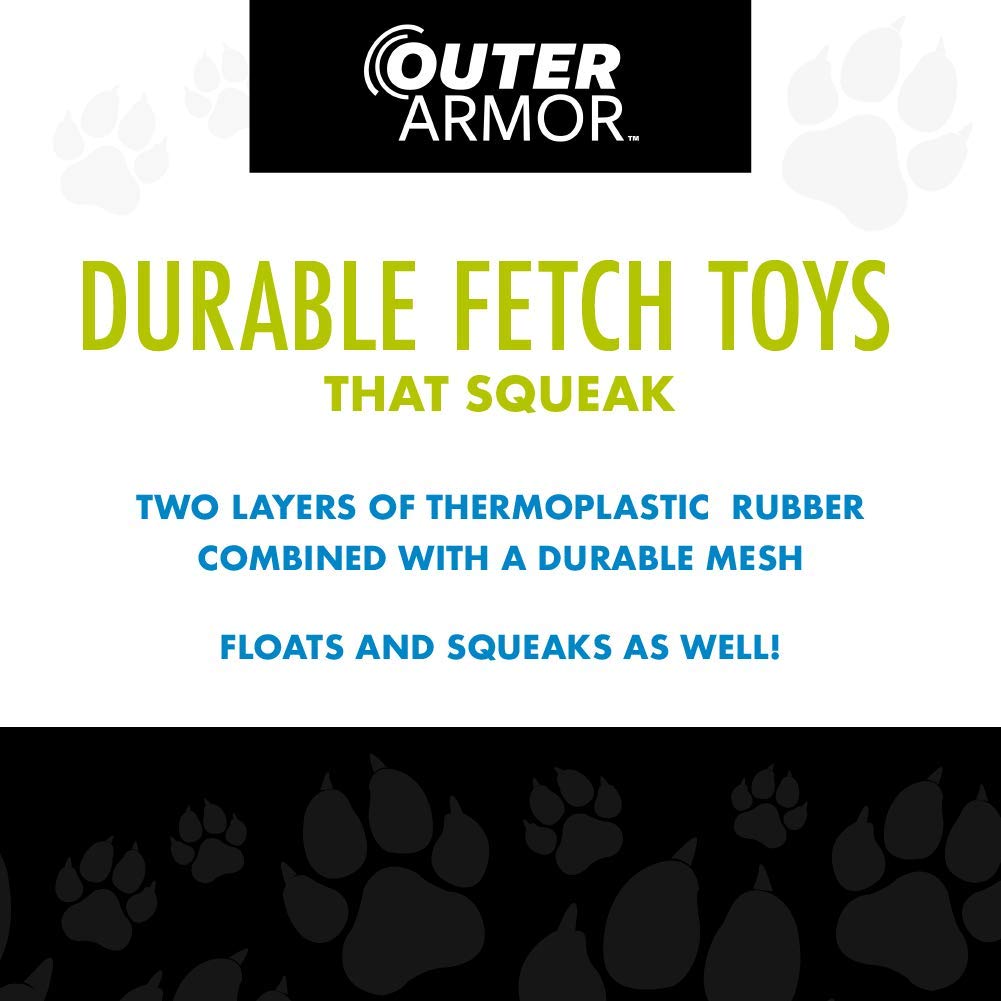 Hero Outer Armor, Fetch Dog Toy, Floats & Squeaks