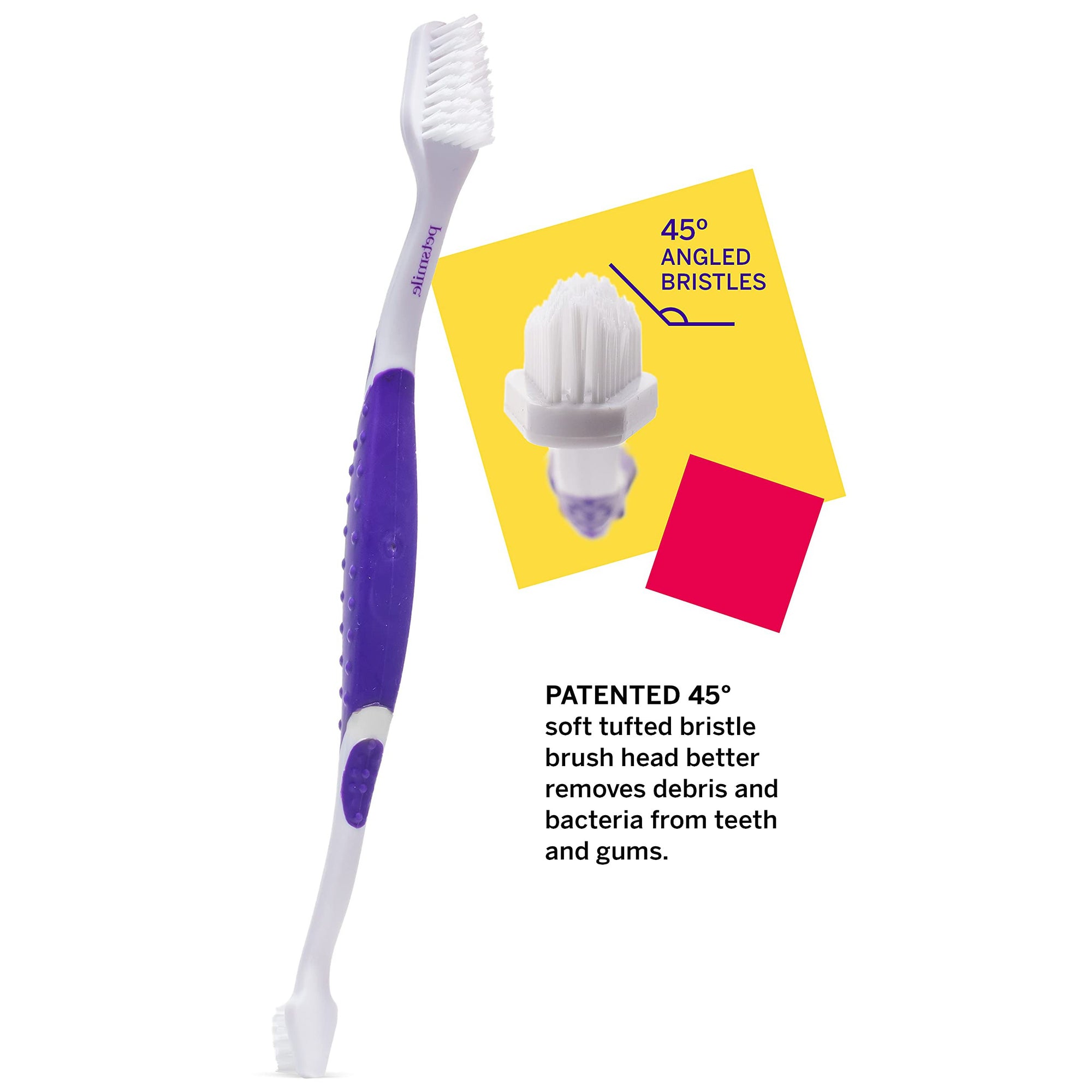 Petsmile Professional Pet Toothbrush 45° Dual-Ended Brush