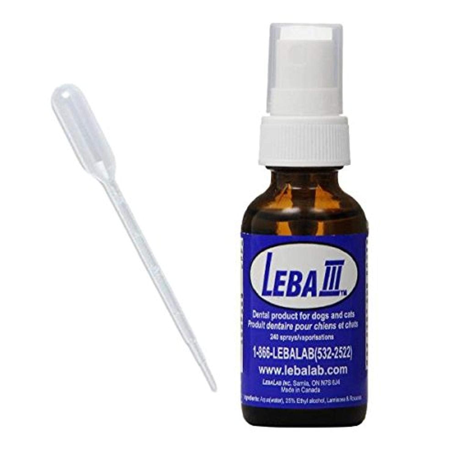 Leba III Pet Dental Spray, 1oz