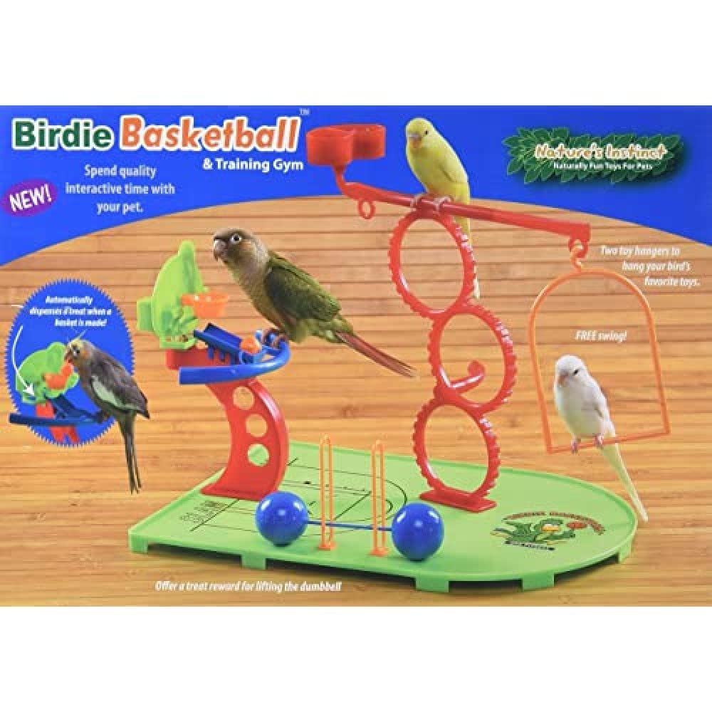 Nature's Instincts Birdie Basketball Pet Toy