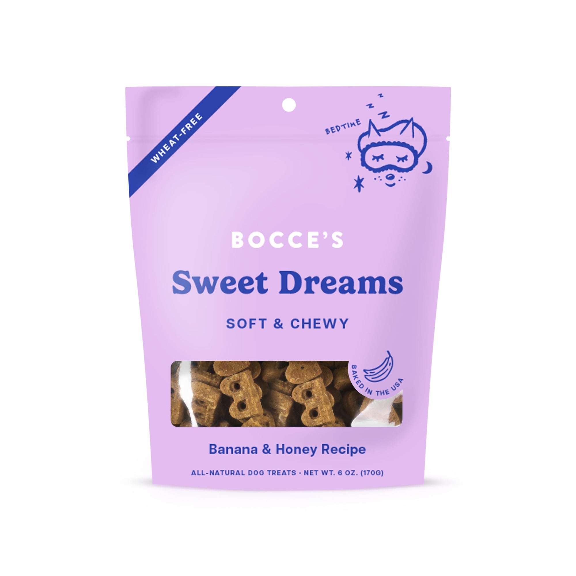 Bocce’s Bakery Dailies Sweet Dreams Dog Treats for Bedtime Support 6 oz