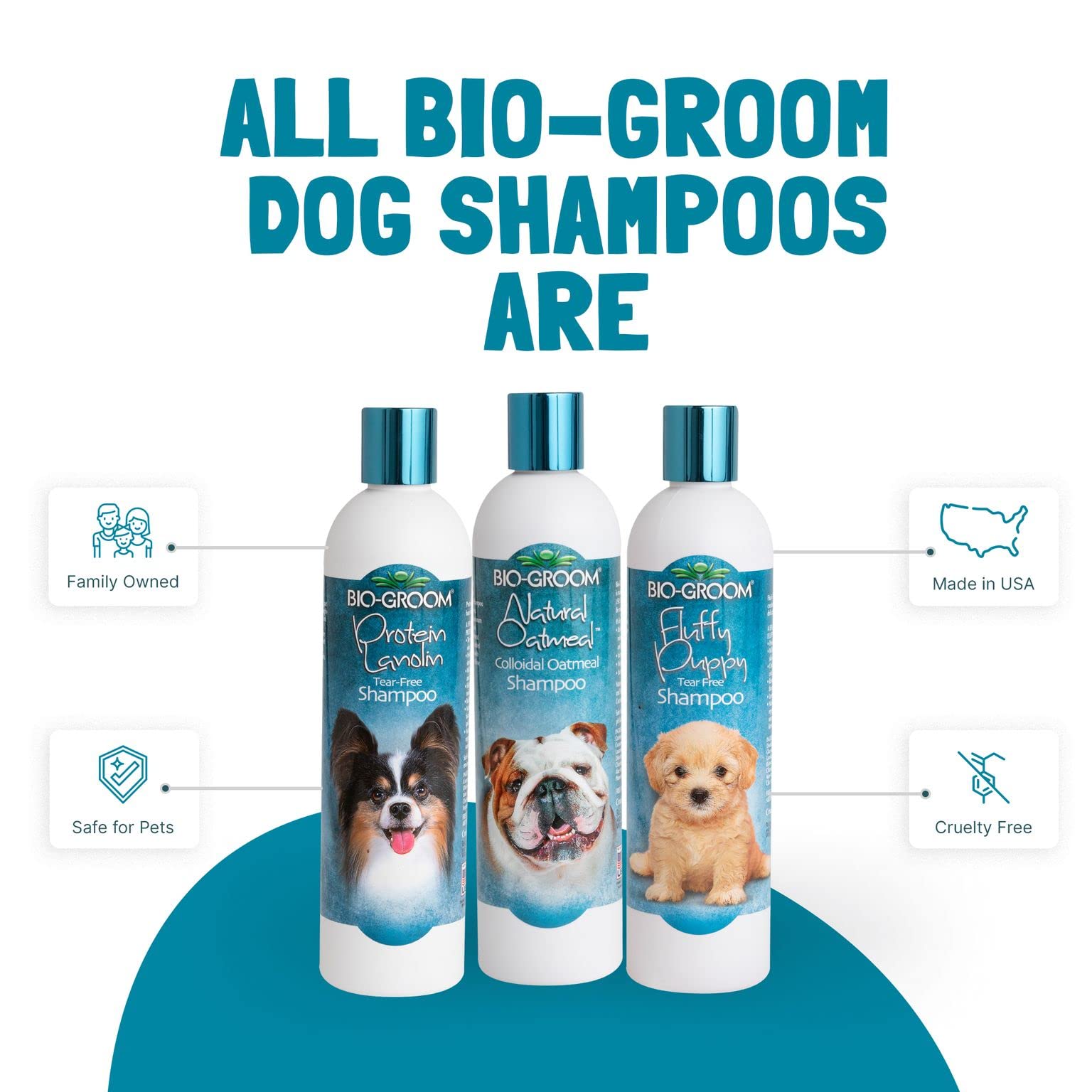 Bio-Groom Natural Oatmeal Shampoo 12oz