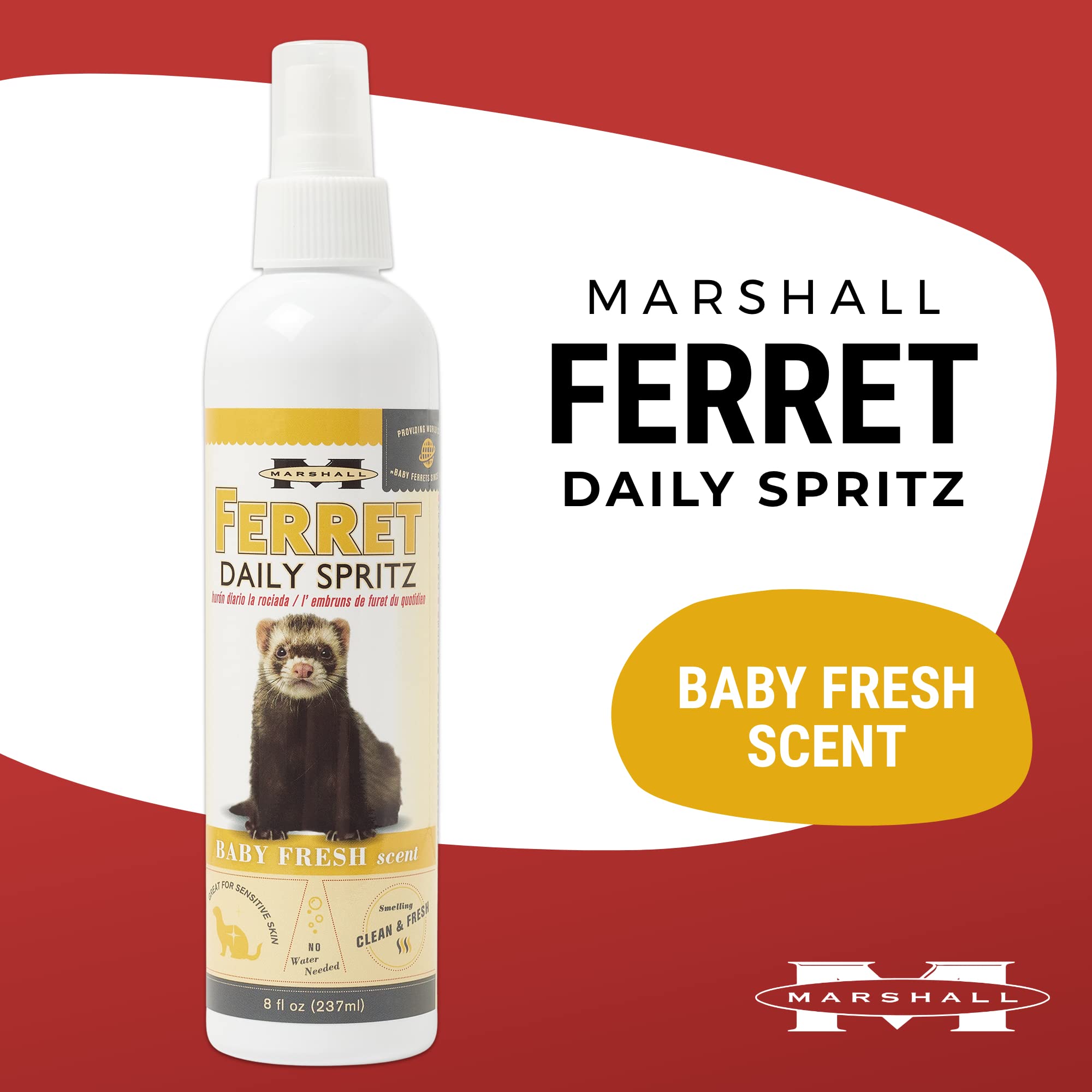 Marshall Baby Fresh Scent Daily Spritz for Ferrets, 8oz