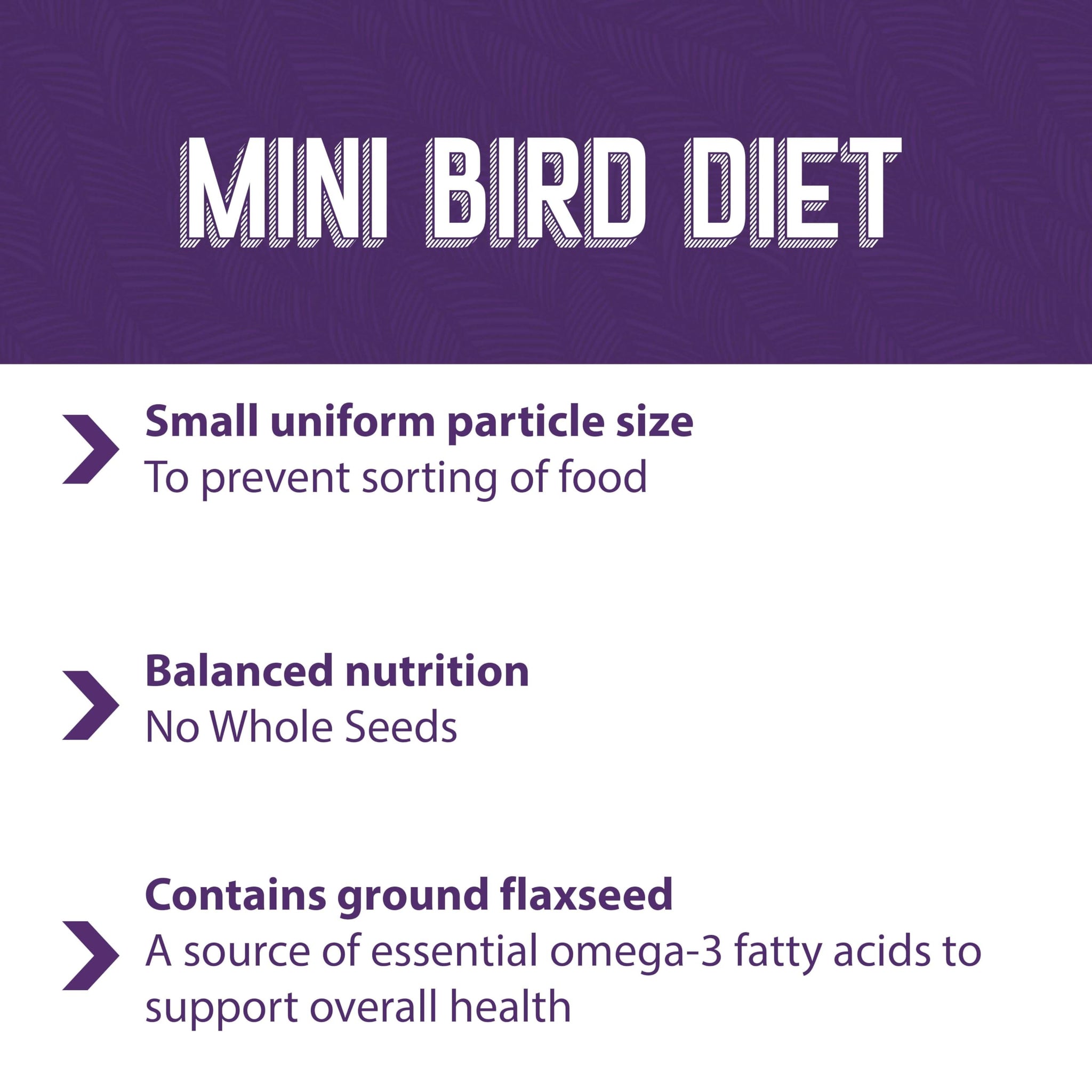 Mazuri Nutritionally Complete Food for Mini Birds 2lb