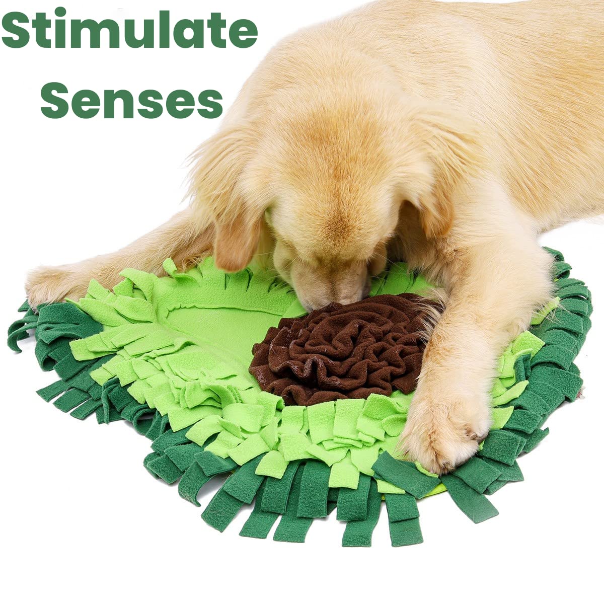 Injoya Avocado Snuffle Mat Dog Puzzle Slow Feeder Toy