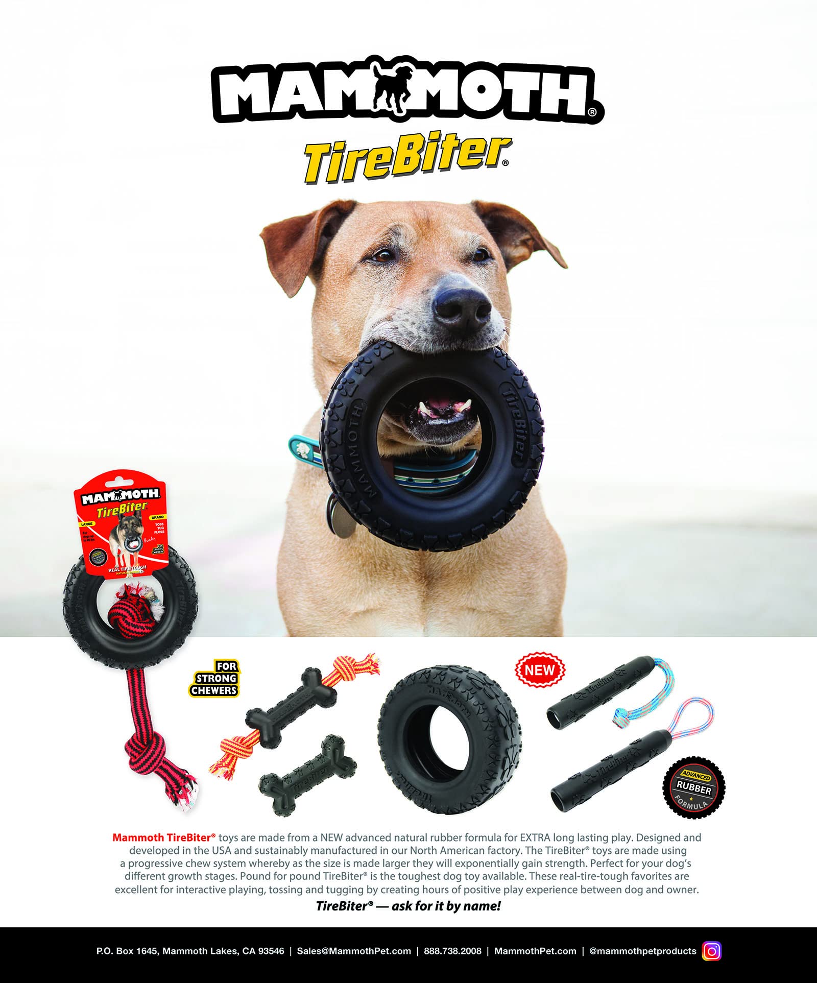 Mammoth TireBiterII Retriever with Loop – 11”