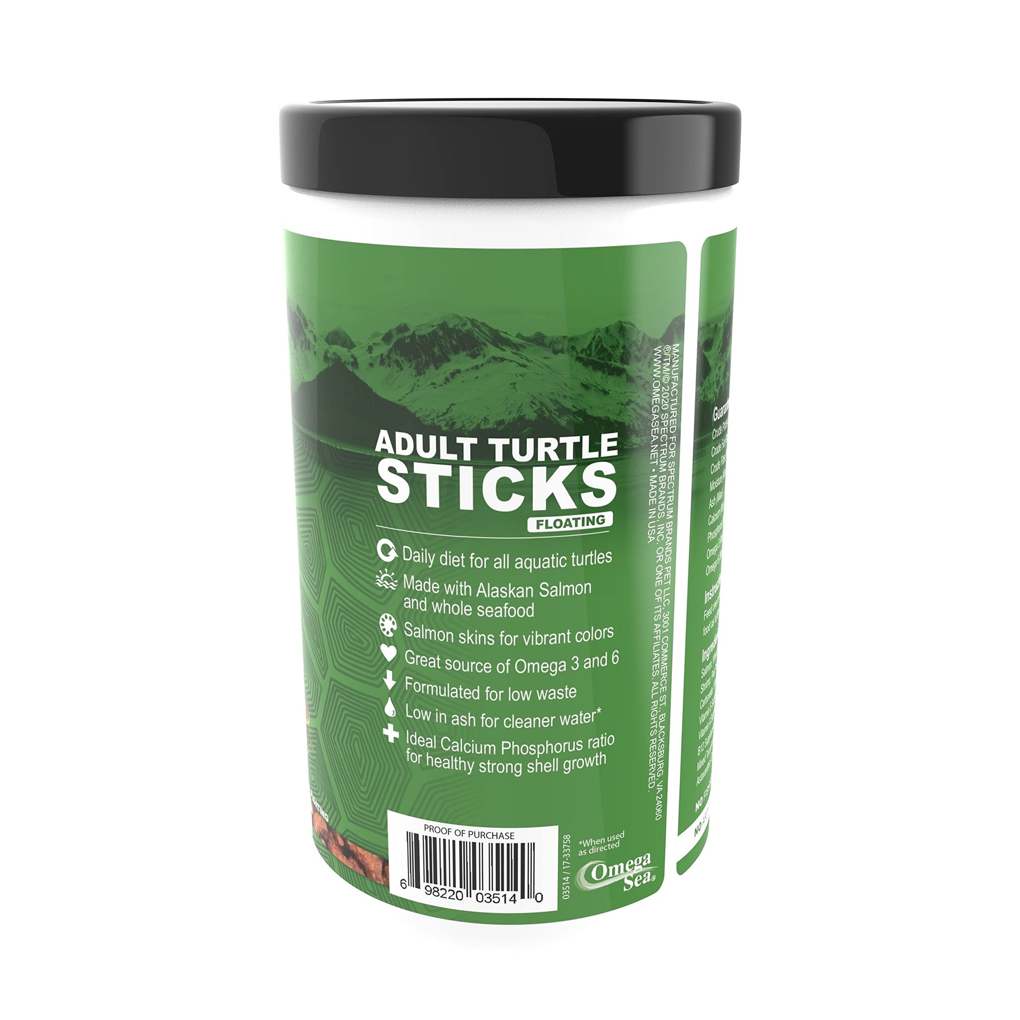 Omega One Adult Turtle Sticks 12.5 oz