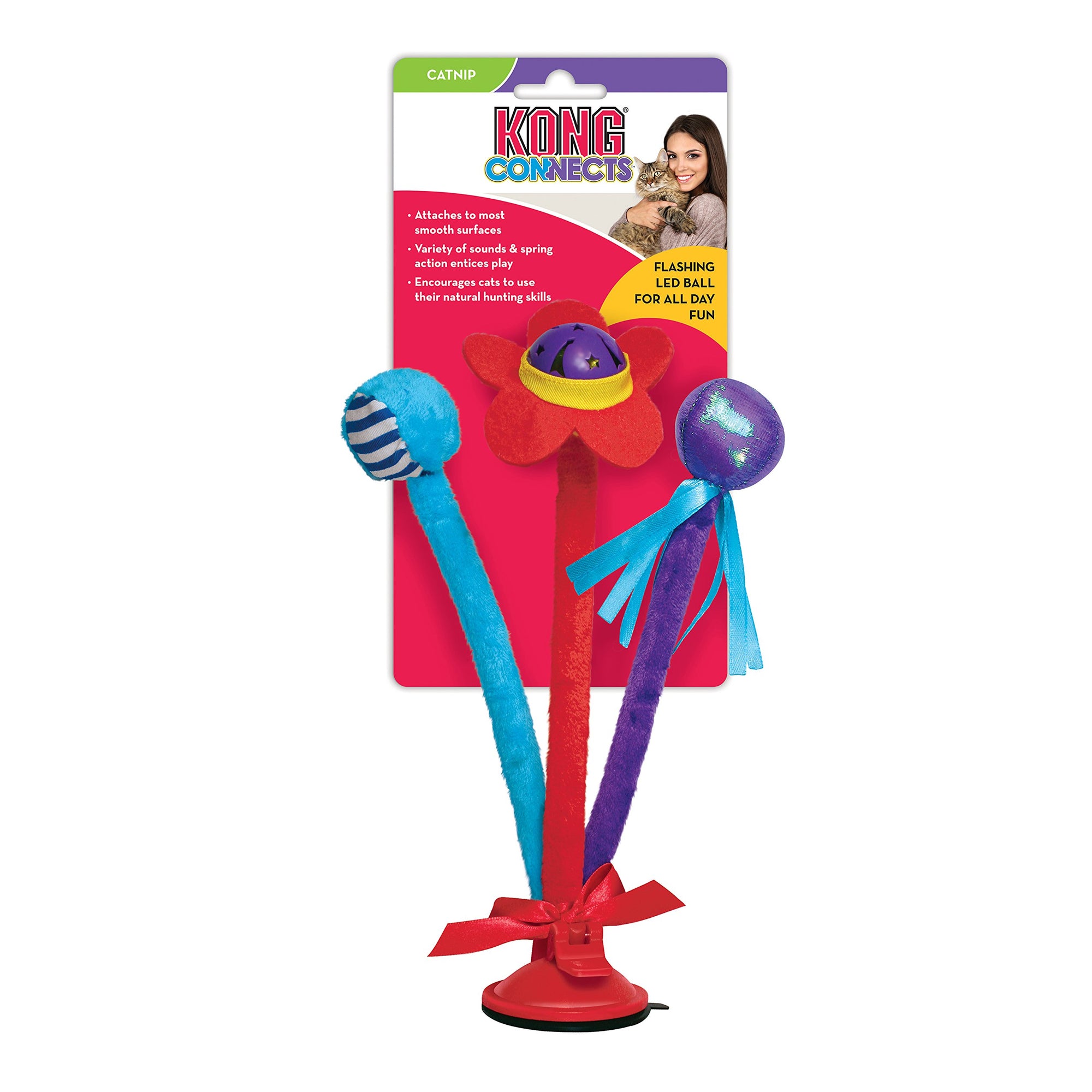 KONG Connects Bat 'N Spring, Cat Toy