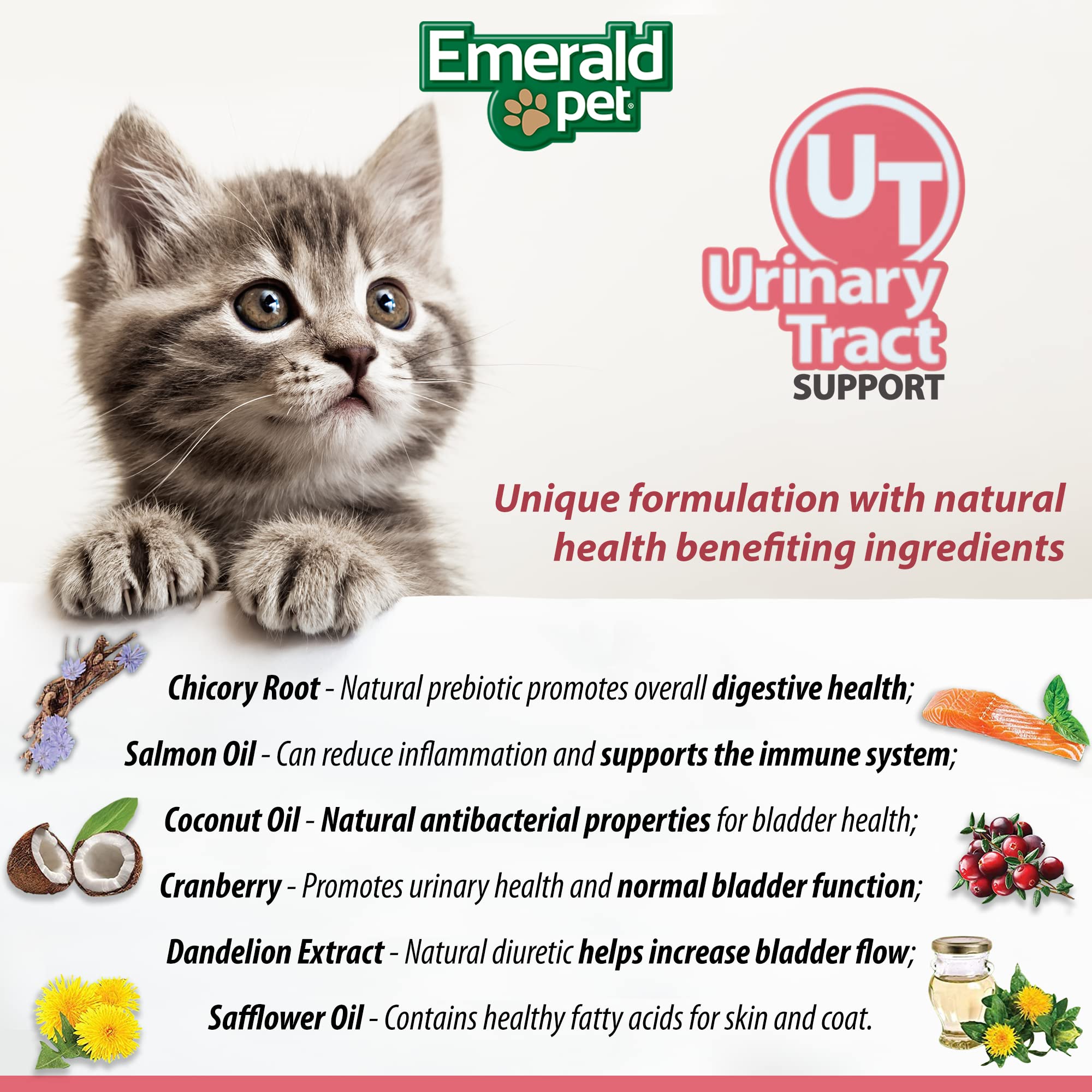 Emerald Pet Cat Urinary Tract Formula Treats 2.5oz