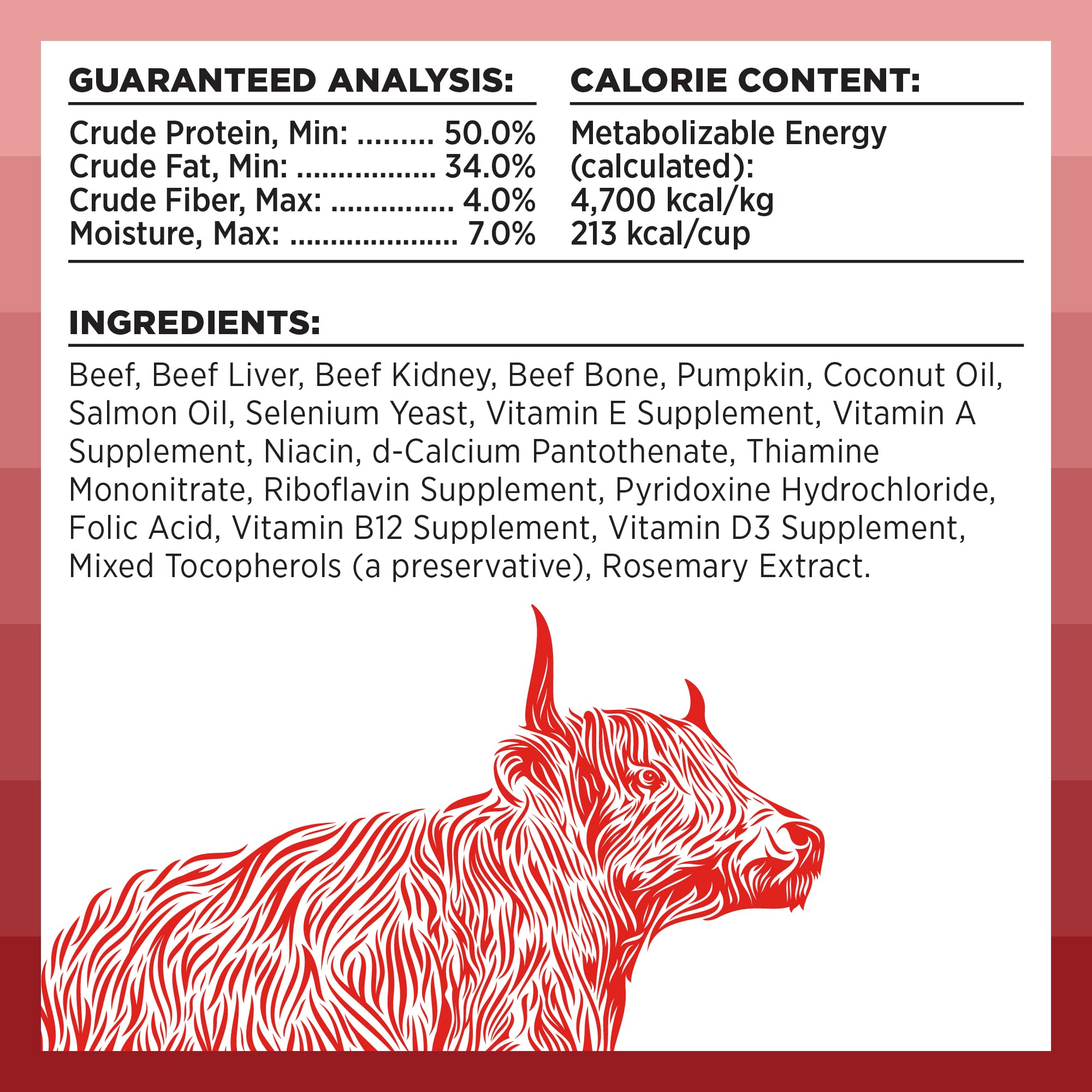 BIXBI Rawbble All-Natural Freeze Dried Dog Food, Beef, 30 oz