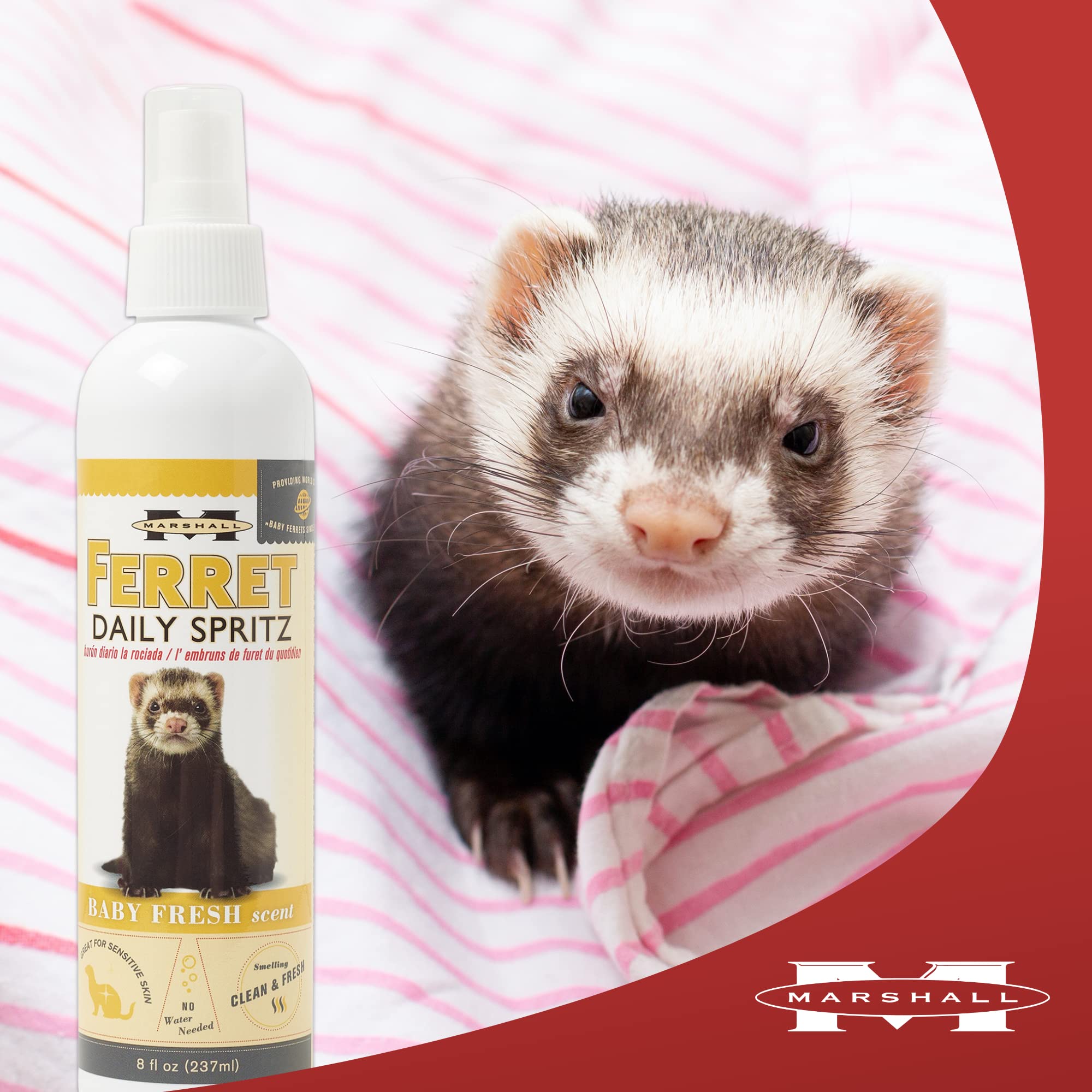 Marshall Baby Fresh Scent Daily Spritz for Ferrets, 8oz