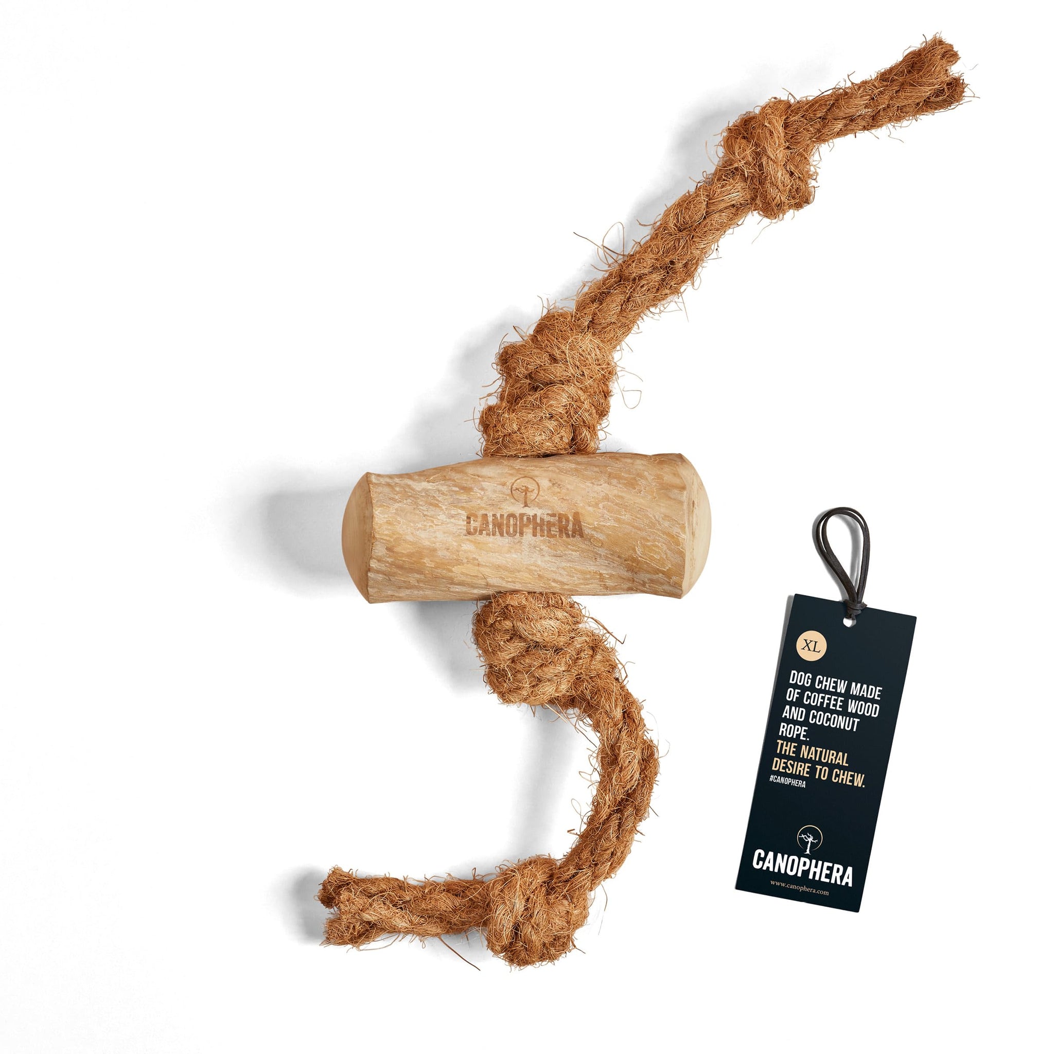 Canophera Dog CHEW Coffee Wood & Coconut Rope (Xtra Large)