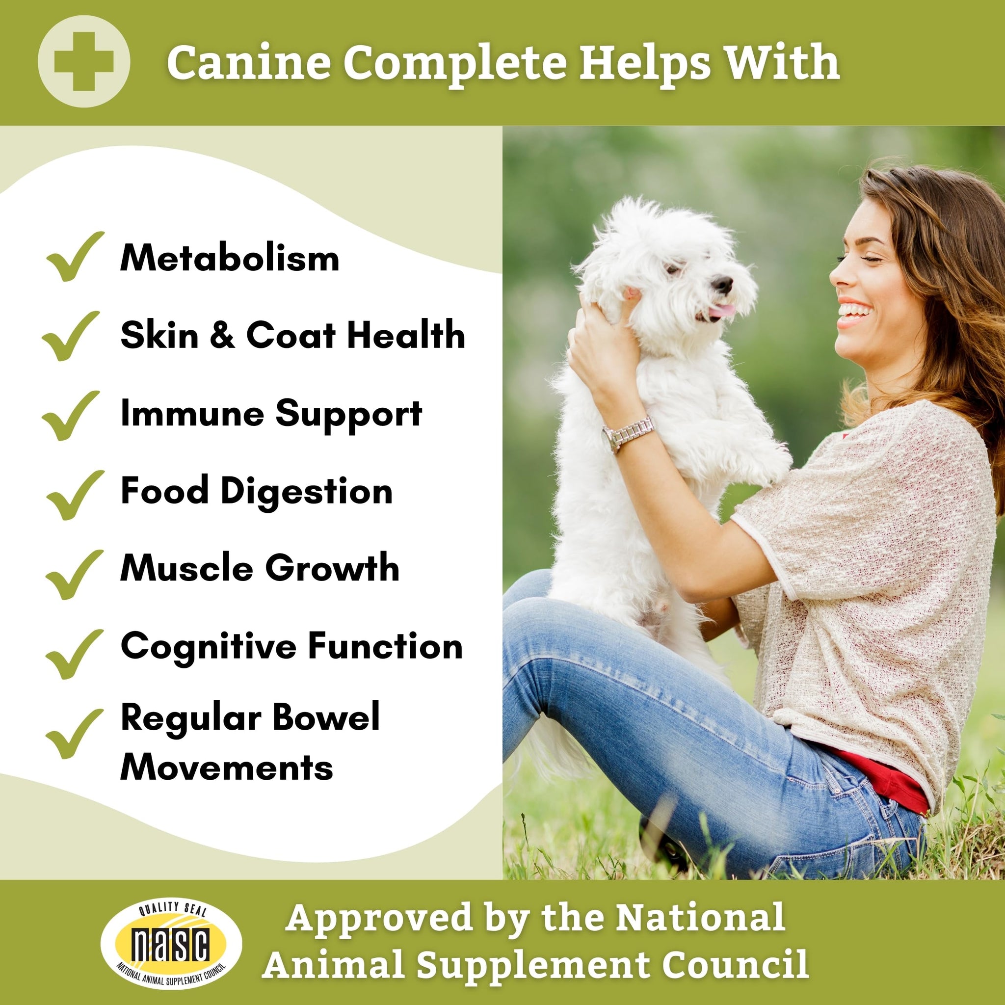 Wholistic Pet Organics Canine Complete: Dog Multivitamin 2 Lb