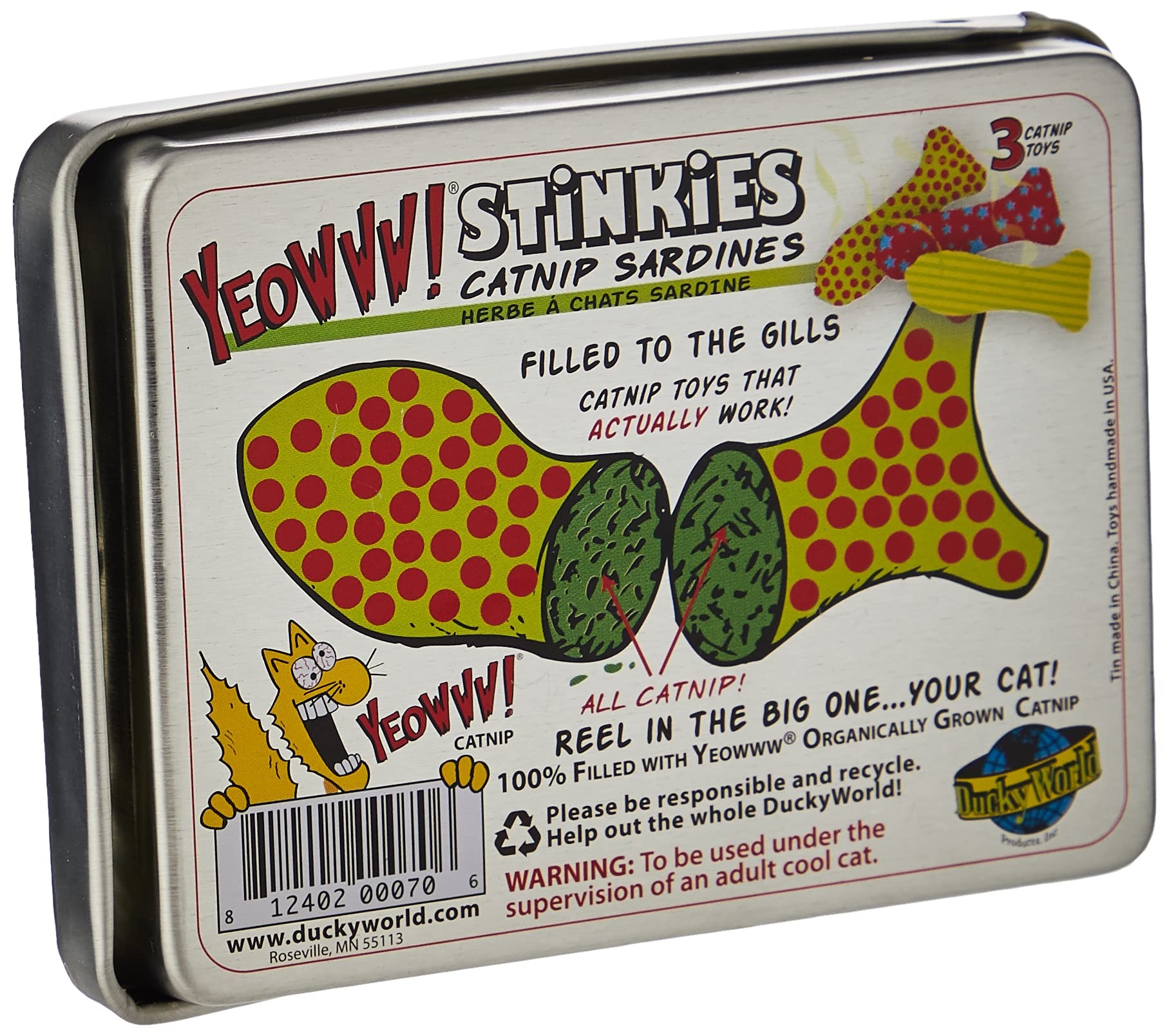 Yeowww Tin of Stinkies 3 in a Sardine Tin