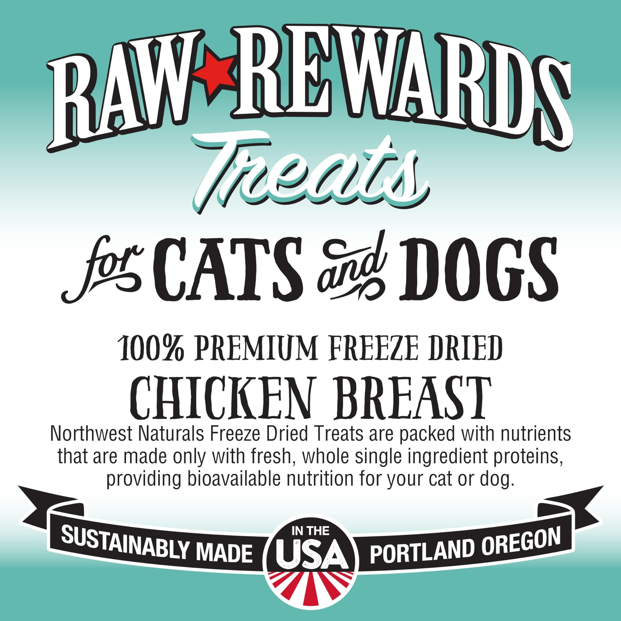 Northwest Naturals Raw Rewards Freeze-Dried Treats – Chicken Breast  3 Oz.