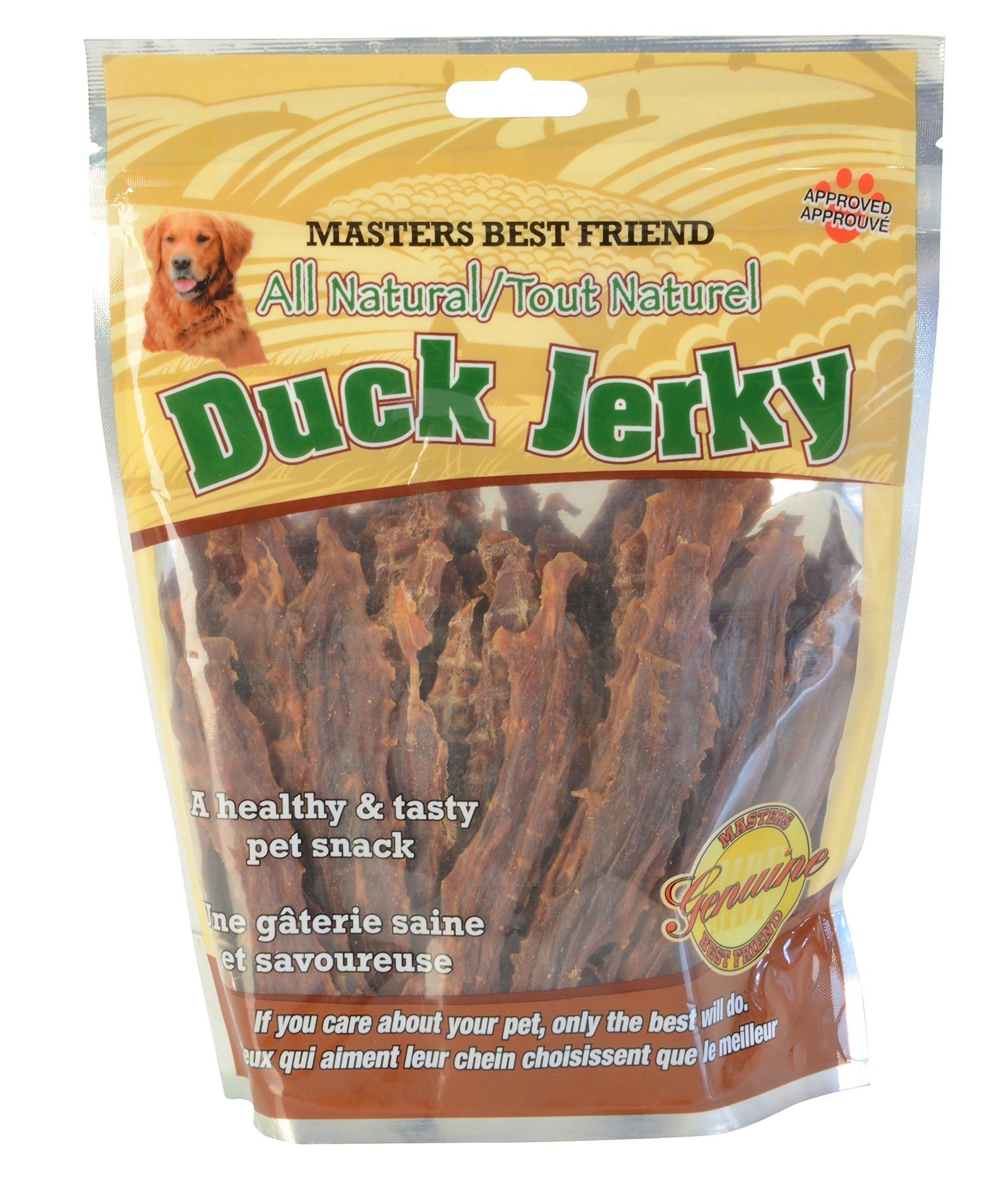 Masters Best Friend Duck Breast Jerky Pet Treat 1 lb