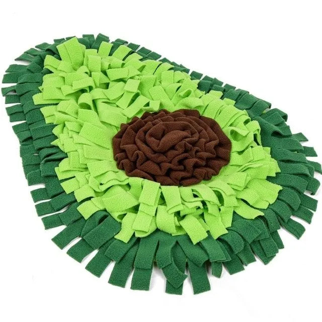 Injoya Avocado Snuffle Mat Dog Puzzle Slow Feeder Toy