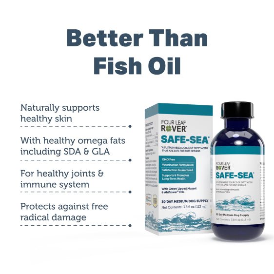 Four Leaf Rover Green-Lipped Mussel Oil - Omega-3 Joint Support