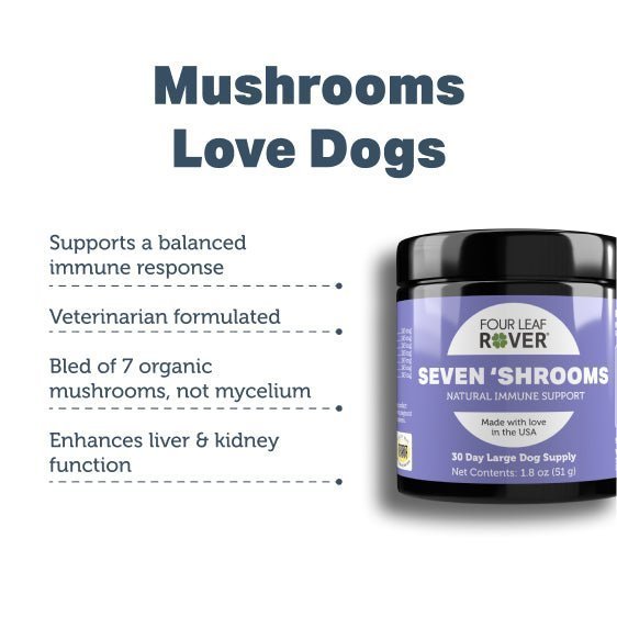 Four Leaf Rover Seven 'Shrooms - Natural Immune Support