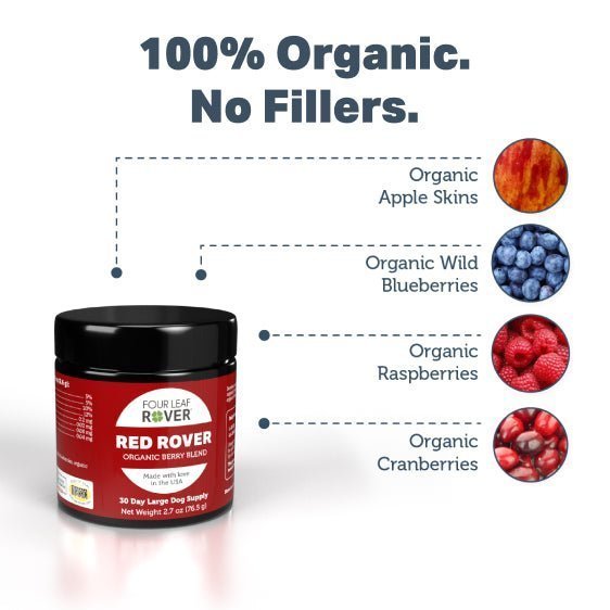 Four Leaf Rover Red Rover - Organic Prebiotics & Antioxidants